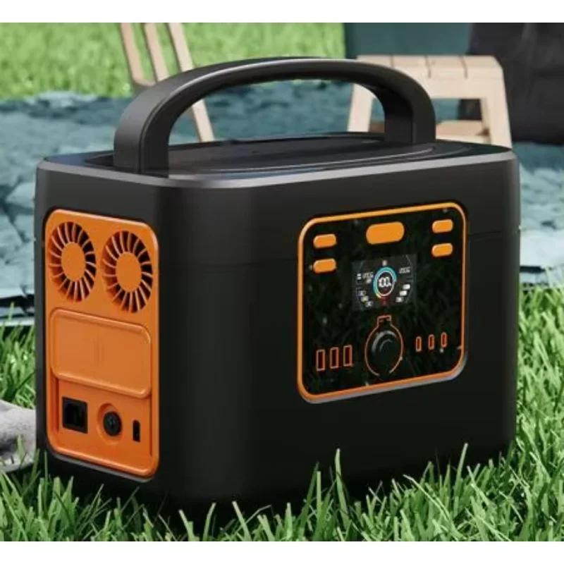 Portable 1200W Solar Energy Storage Power Station 110V 220V Outdoor Camping Mobile Charging Station