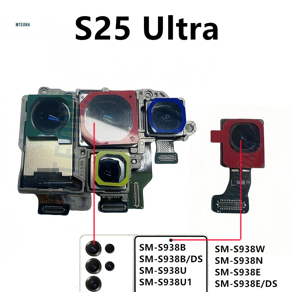 Front Back Facing Big Main Rear Camera Ultra Wide Module Flex