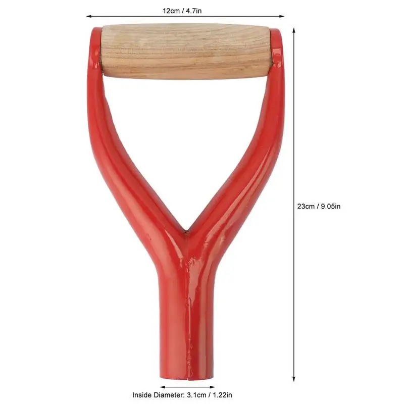 Ручка для лопаток, сменная деталь для защиты от ржавчины, для экономии усилий, для копания металла, дерева