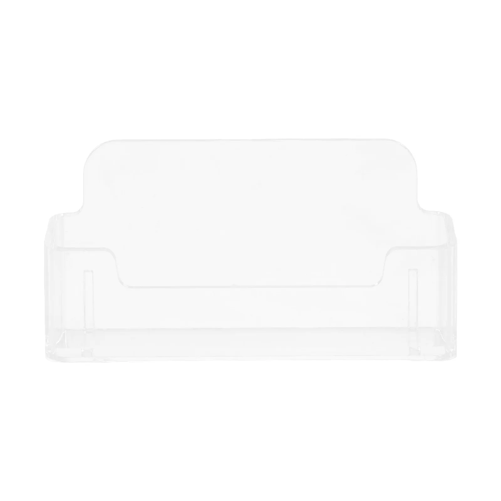 4 pçs acrílico transparente cartões de visita titular suporte compacto desktop cartões de escritório organizador armazenamento exibição suporte profissional