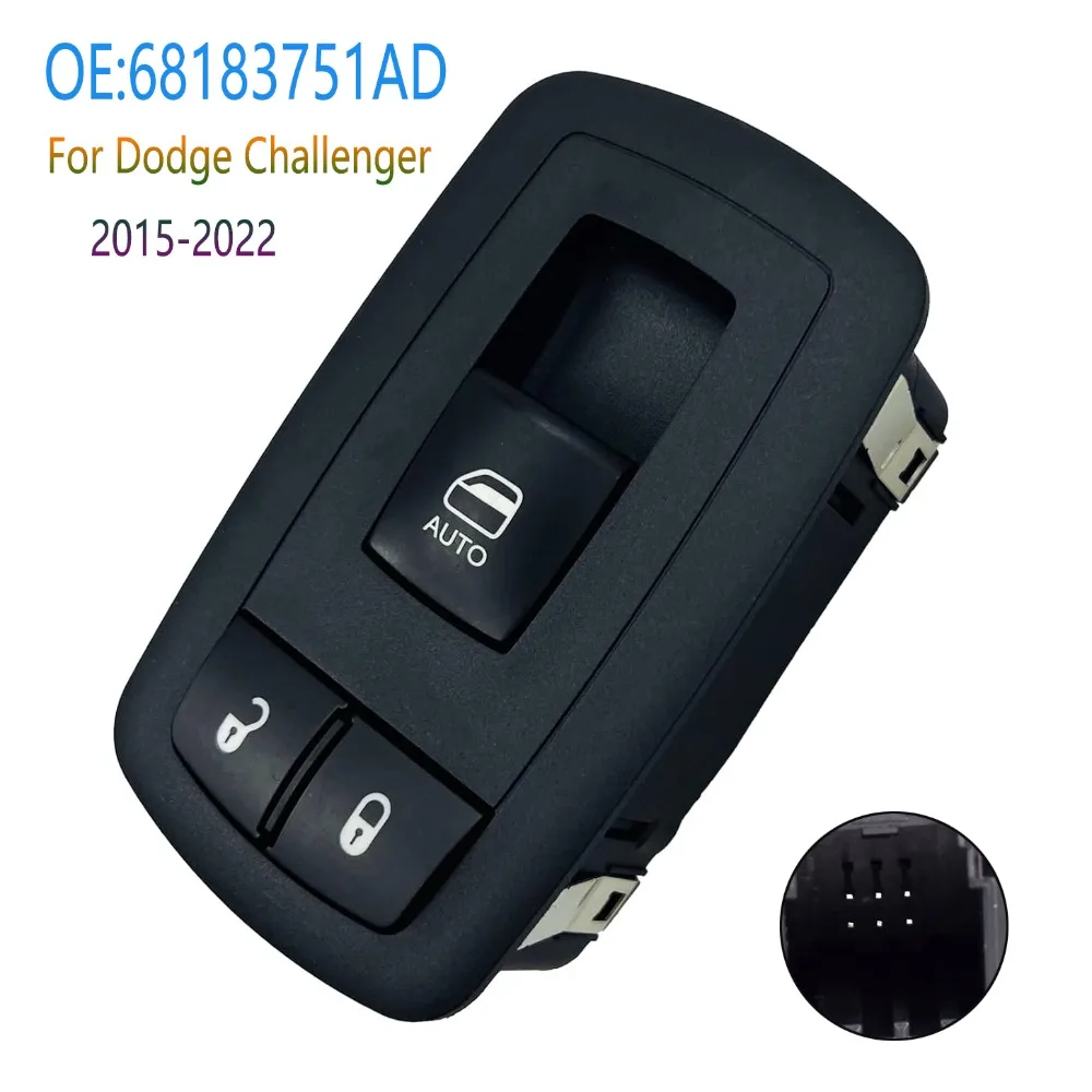 

Passenger Right Side Electric Power Window Control Switch Button Parts For Dodge Challenger 2015-2022 Car Accessories 68183751AD