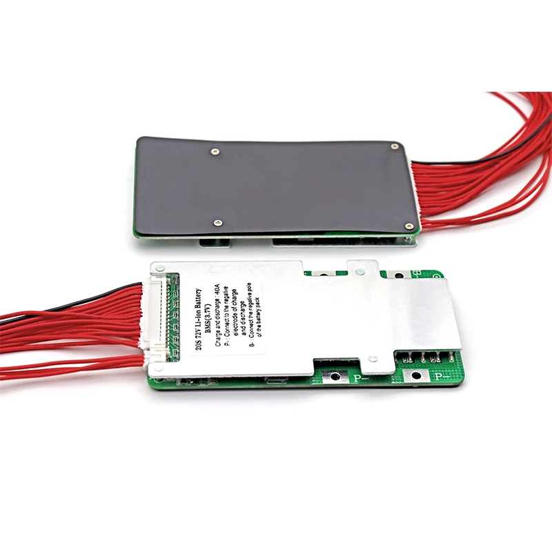 BMS 3.7V ten sam Port 20S 72V 40A/50A tablica zabezpieczająca baterię PCM PCB dla 72V 20 E-Bike itp. Komórki litowe wzmacniają/równoważą funkcję