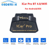 2025 New Vgate iCar Pro V2.3 ELM327 BT/WIFI 4.0 OBD2 Code Scanner Icar Pro ELM 327 For IOS/Android Car Diagnostic Tool