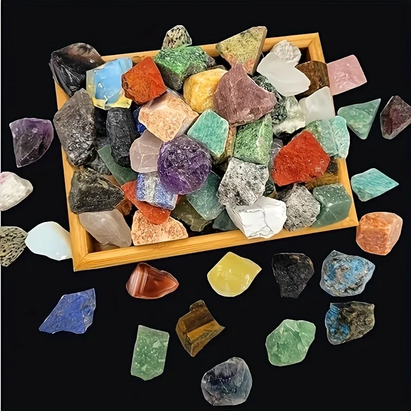 12 Colors Natural Quartz Crystal Raw Stone Various Specifications Yoga Chakra Meditation Healing Crystals Home Decoration Gifts view 3