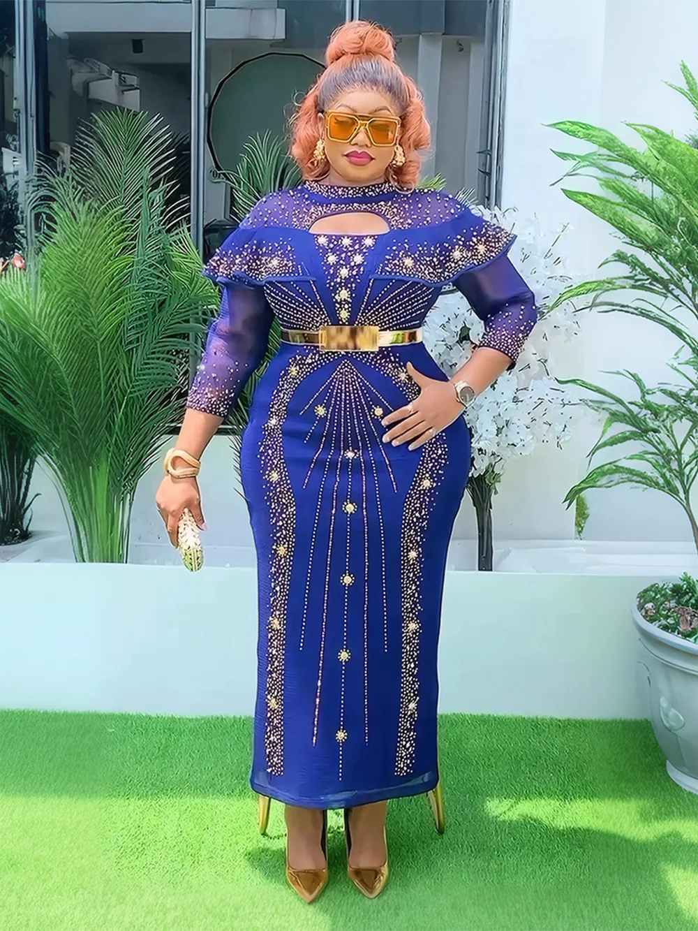 

Elegant African Dresses for Women 2025 Africa Clothing Plus Size Christmas Wedding Party Long Dress Dashiki Ankara Outfits Robes