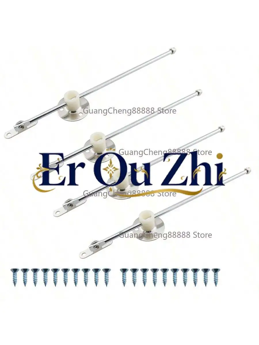 4PCS Cabinet Support Furniture Bedside Table Connector Disc Movable Pull Rod Cabinet Lid Leaf Kitchen Support Stay Hinge Flap Dr