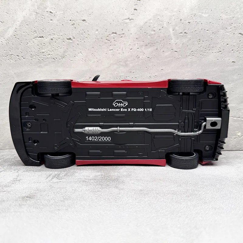 OTTO 1:18 LANCET EVO X FQ 400 JDM Simulation Limited Edition Resin Metal Static Car Model Toy Gift