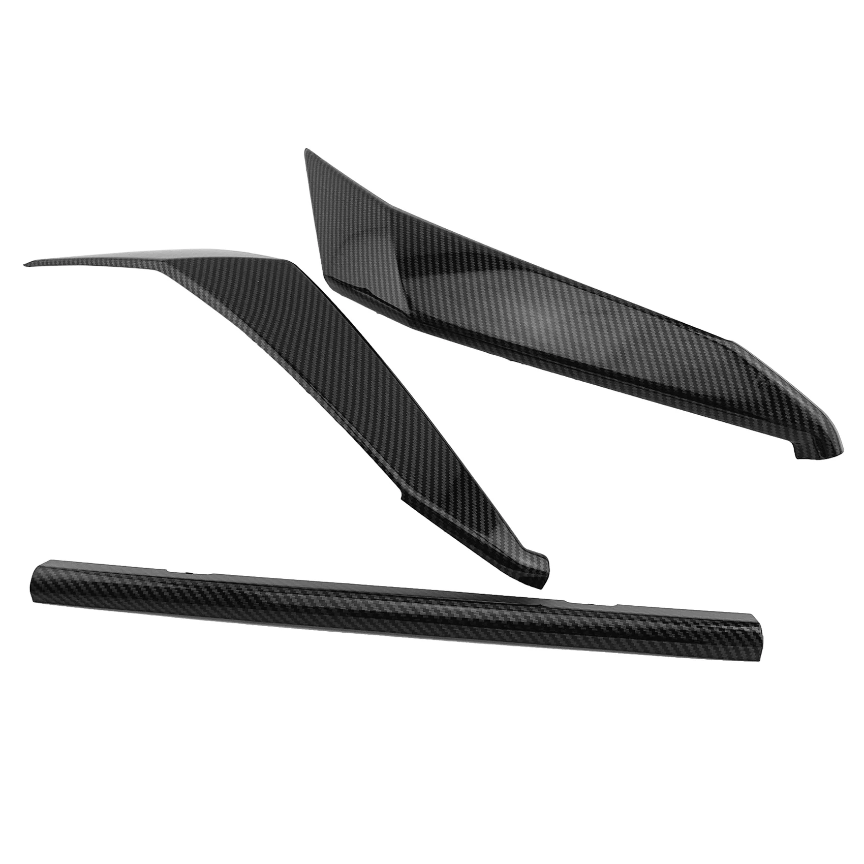 T17C Λ For Nissan Sentra Bluebird Sylphy Almera 2020 2021 Carbon Fiber Front Grille Grills Cover Trim Head Grills Strip