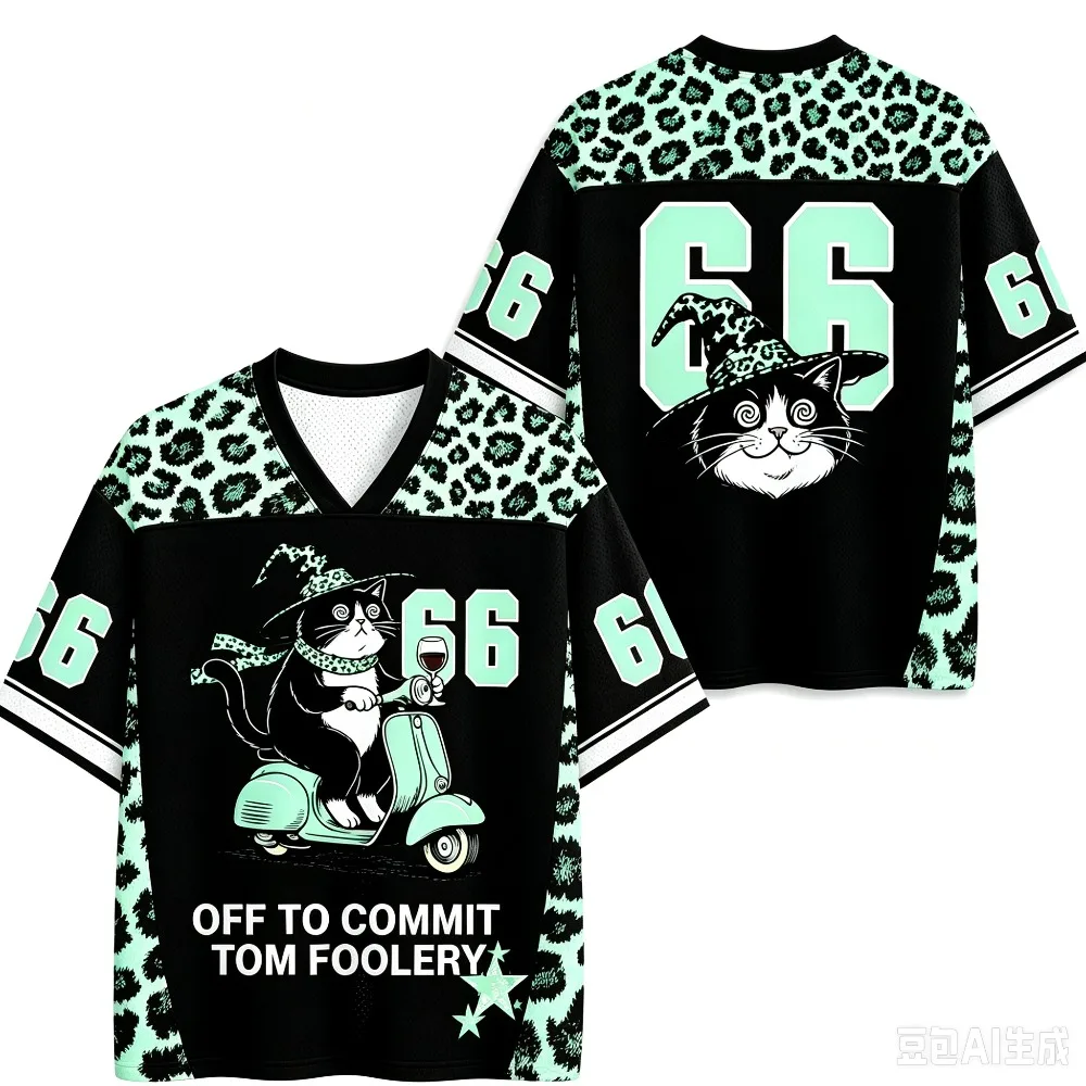 Summer Hot Selling Retro Fun Personalized 3D Print V-neck Y2K Fashion Jersey for Adults Children Plus Size Casual Sports T-shirt