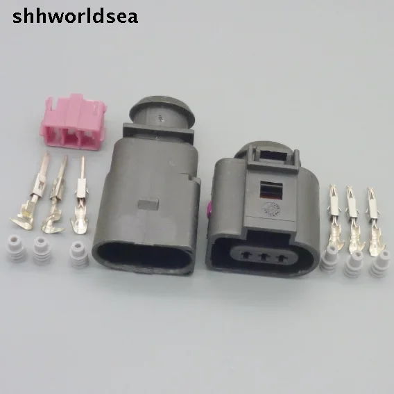 

Shhworldsea 3 PIN Car Camshaft Cam Sensor Connector Pigtail Case For Camshaft Cam Sensor Plug Connector 1J0973703 1J0973703