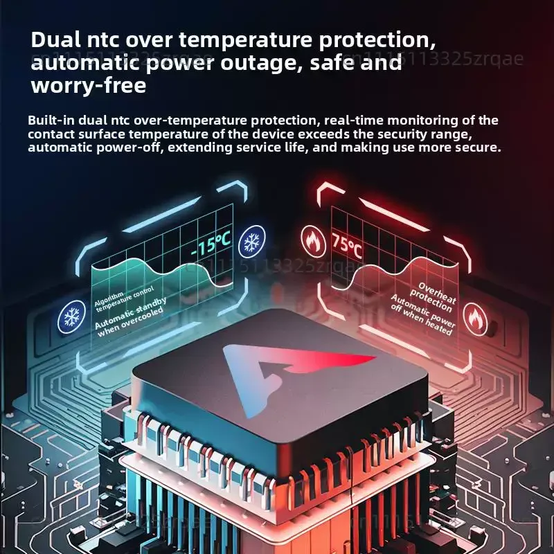 27W intelligent application control game tablet cooler plastic lift fan, suitable for 27w application intelligence