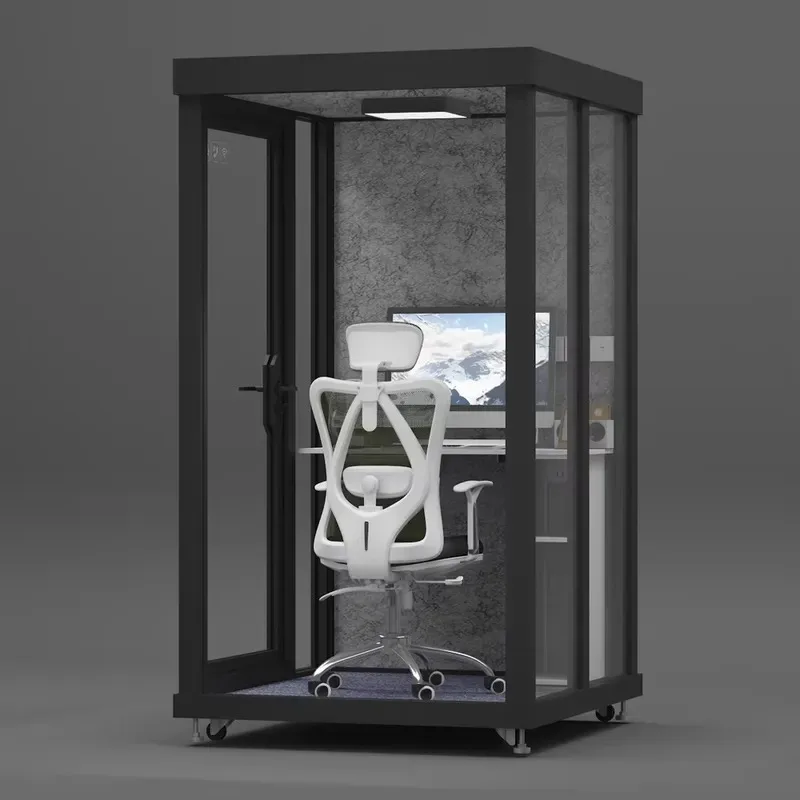 Modern Removable Soundproof Steel Frame Modular Partition Adjustable Height Office Cubicle for Bank and Workplace Use
