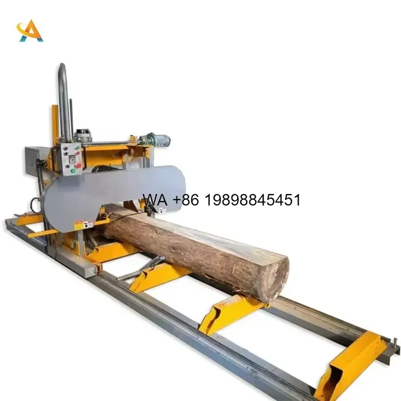 Wmwmnu for Large Movable Sawmill Portable Chainsaw Mill Adjustable Wood Cutting Guide Frame for Outdoor Logging and