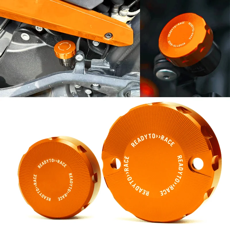 For KTM Duke 1390/1290/1190/1090/890/790/390/990 Super Adventure SAS R GT Evo Motorcycle Front Rear Brake Fluid Reservoir Cap