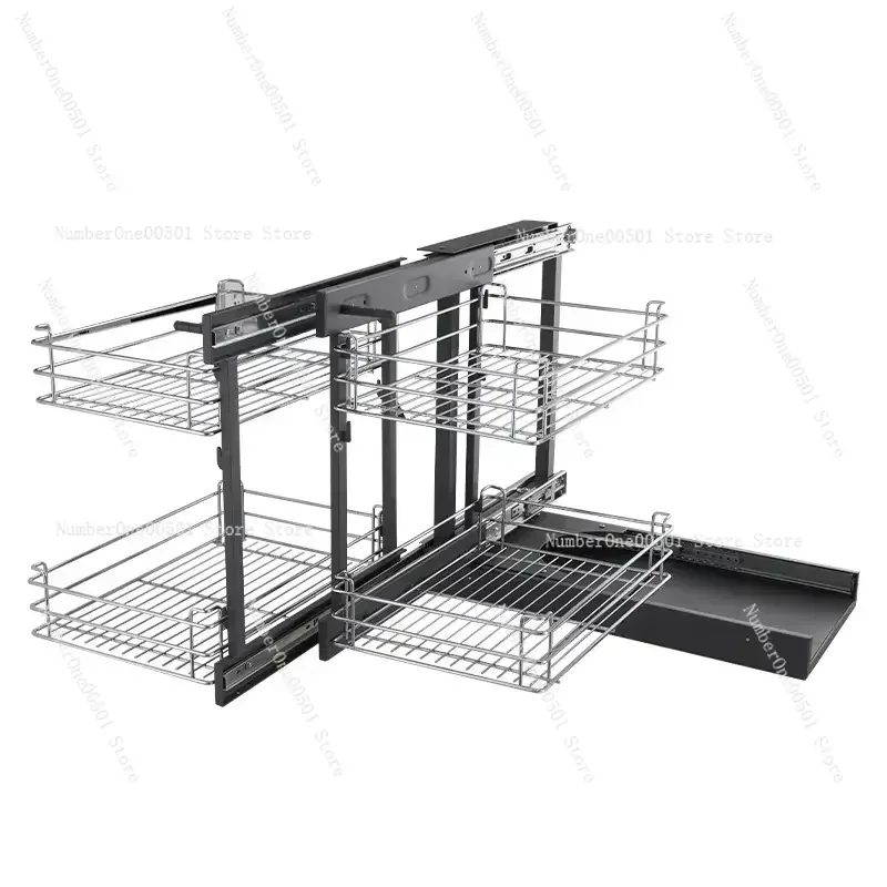 

Выдвижная угловая полка-органайзер для шкафа Magic Corner