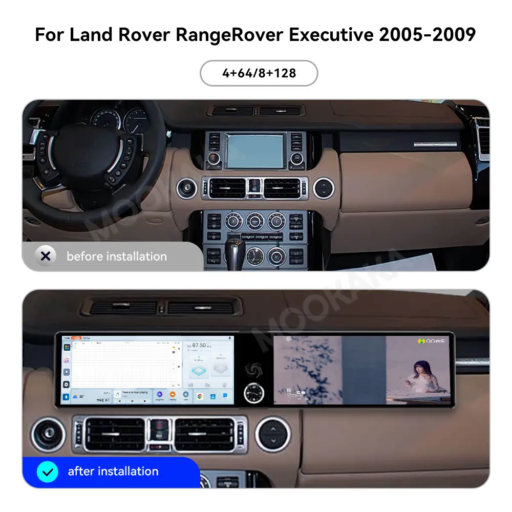 Car Accessories Radio For Range Rover Executive 2005-2009 Android Auto GPS Navigation Multimedia Stereo Receiver Head Unit