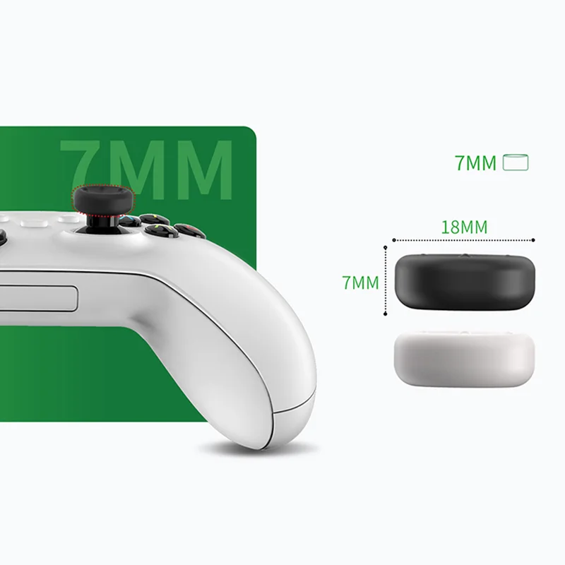 DATA FROG 8 個コントローラーシリコンアナログ親指スティックグリップキャップ Xbox One/S/シリーズ X S/PS5/PS4/Switch Pro ゲームパッド交換用