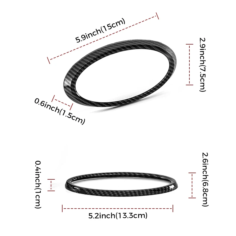 Vorne Hinten Auto Logo Emblem Abzeichen Ring Dekoration Abdeckung ABS Auto Aufkleber Zubehör Fit Für 2022 + Subaru XV Forester Outback – Detail 16