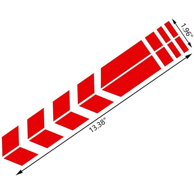 Universal Motorcycle Arrow Stripe Stickers Fender Paste Waterproof Oilproof Reflective Sticker Motorbike Tape Decal Accessories