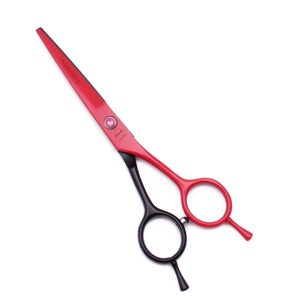 Haarschere Professionelle 5,5" AQIABI Japan Edelstahl Effilierschere Rosa Haarschneideschere für Friseur A1012 – Detail 5