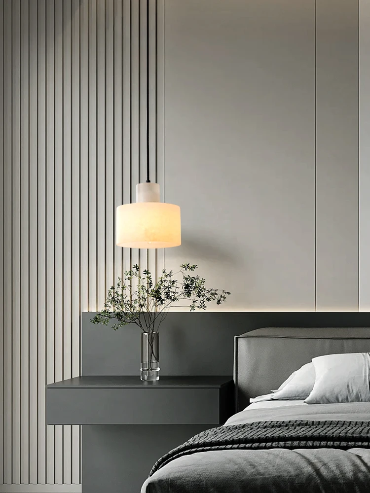 Restaurant bar small chandelier natural marble clothing store designer bedroom bedside chandelier Guangdong Zhongshan lamps