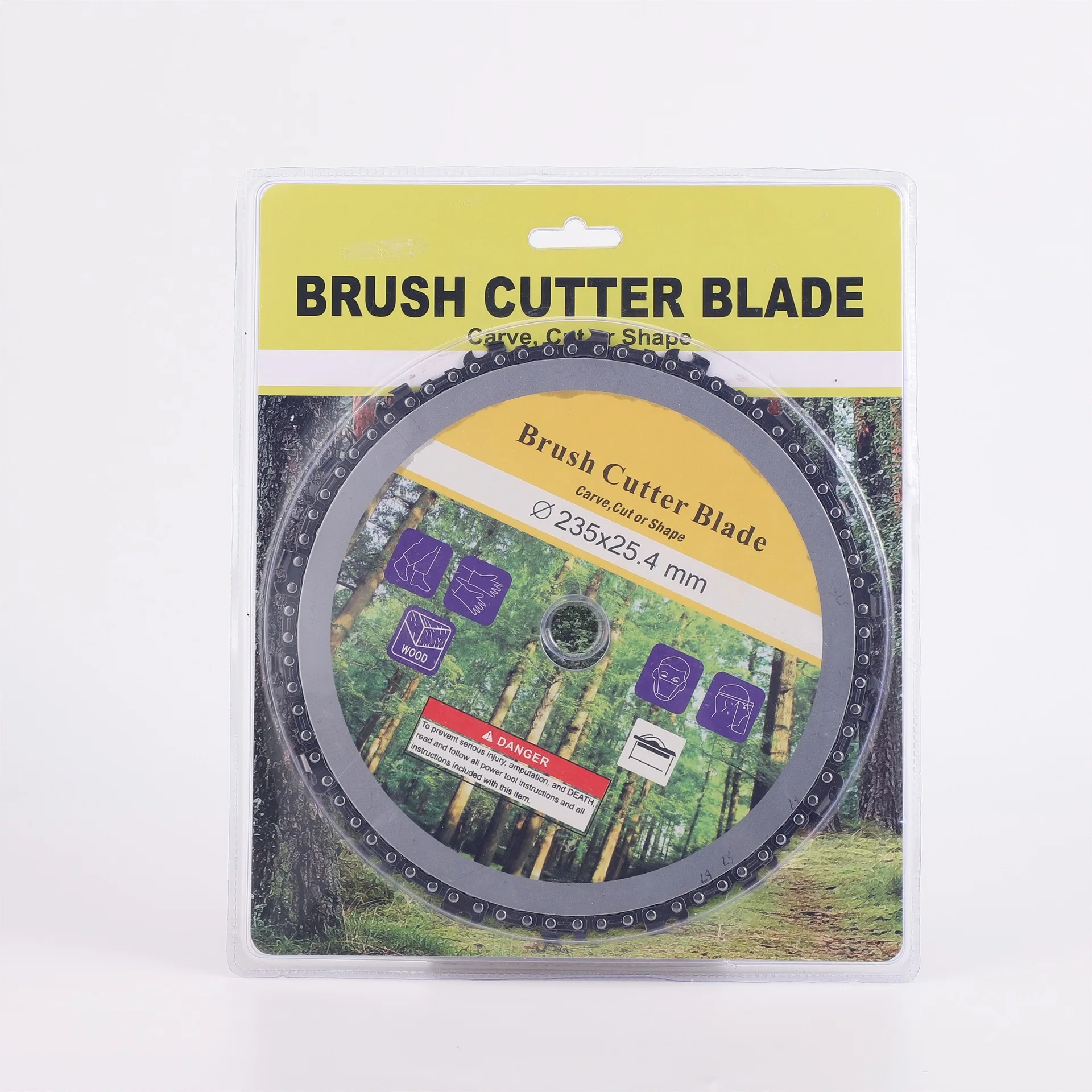 9-inch Chain Serrated Blade Grass Head Disc Grass Head Blade Lawn Mower Universal Accessories Gardening Tools