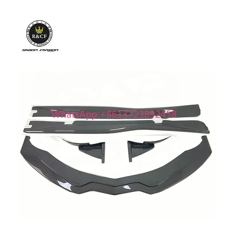For C7 Z06 Bodykit Carbon Fiber Front Bumper Splitter Lip Bodykit for Corvette C7 Z06