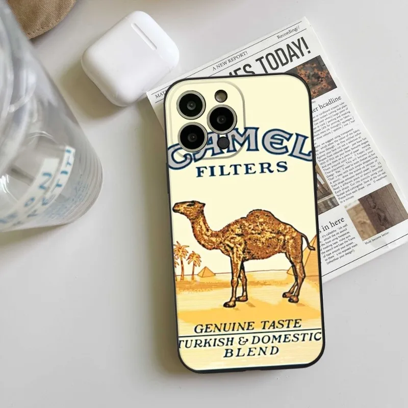 Cigarette Brand Design-Camels Phone Case FOR IPhone 14 13 11 12 Pro 8 7 Plus X 13 Pro MAX XR XS MINI Black Covers