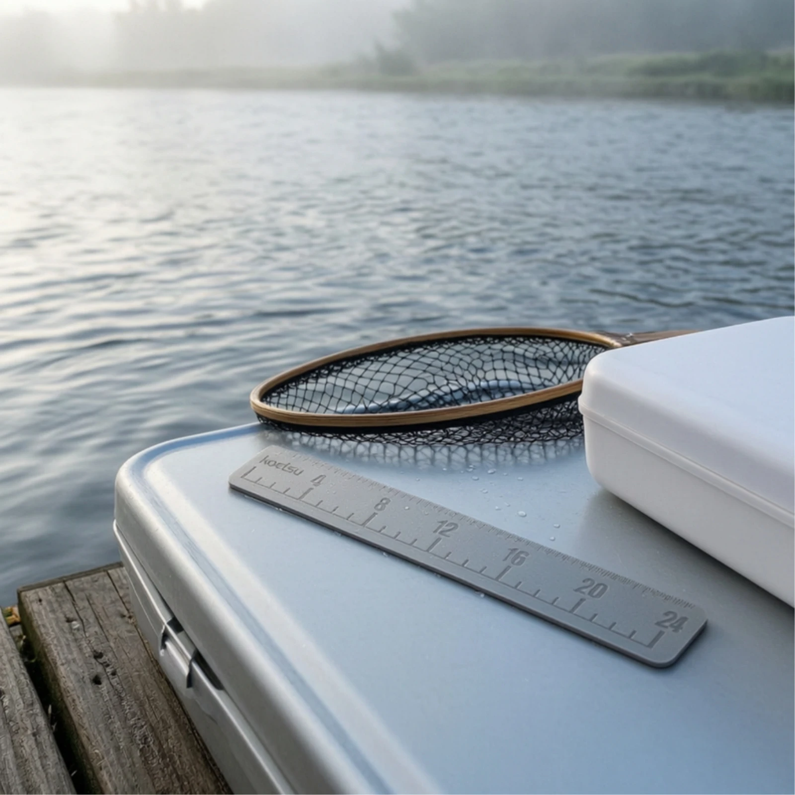 Angling Measuring Tape Foam Angling Ruler Sticker Measuring Tape with Adhesive Backing Easy to Read Resistant for Fishermen