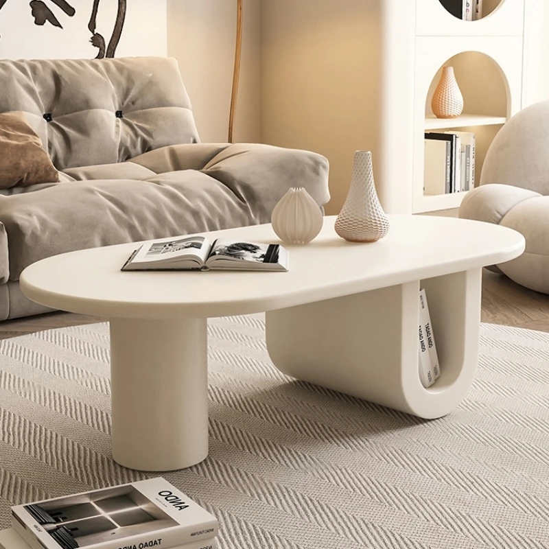 

Modern Center Coffee Tables White Design Middle Lounge House Consol Table Living Room Mesa De Centro De Sala Salon Furniture