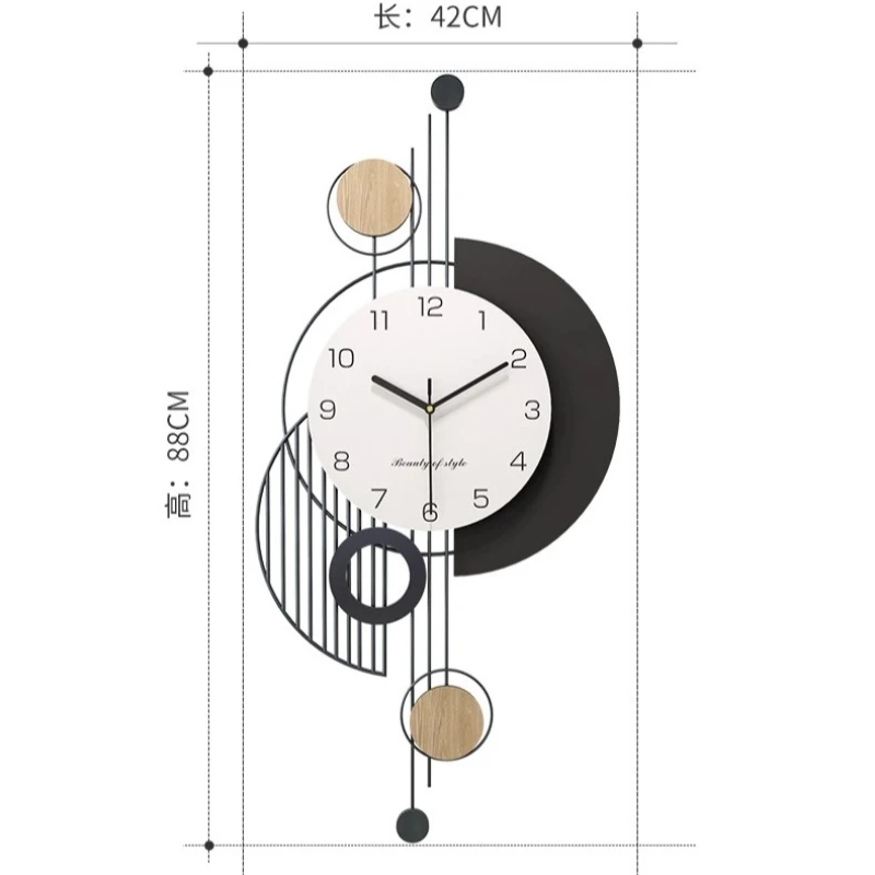 2025 New Model Creativity Wall Clock Living Room Digital Clock Corridor Mural Luxury Mute Quartz Clock Watch Home Decor Items