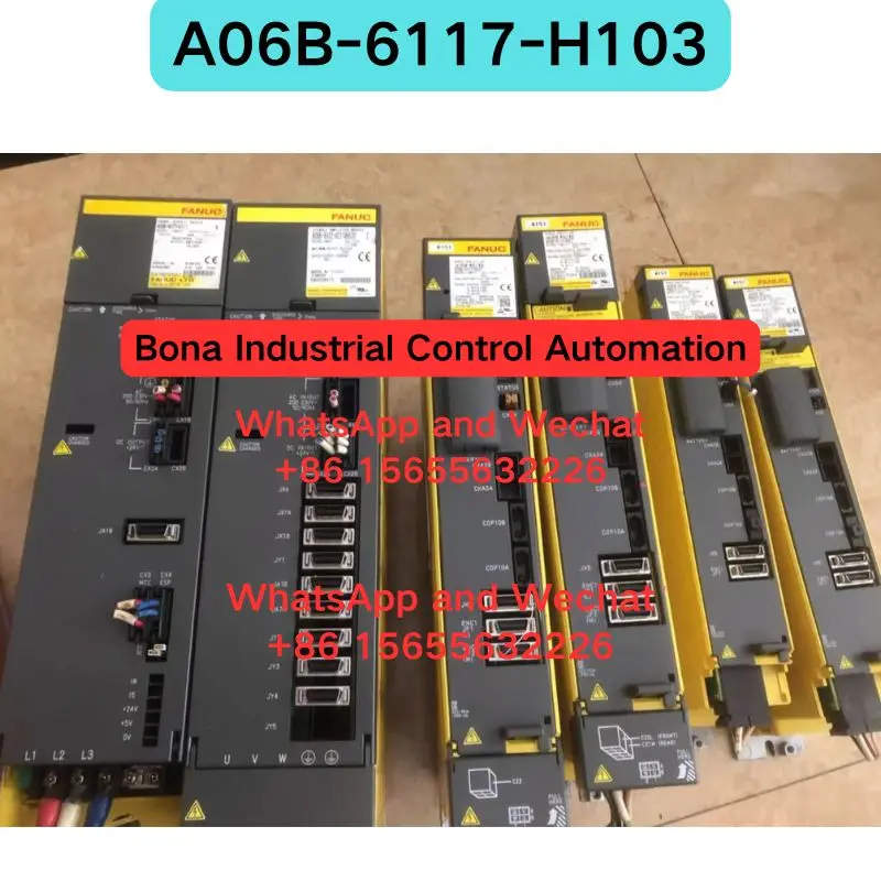 Used OEM disassembled parts A06B-6117-H103 Driver Functional test OK Quick delivery