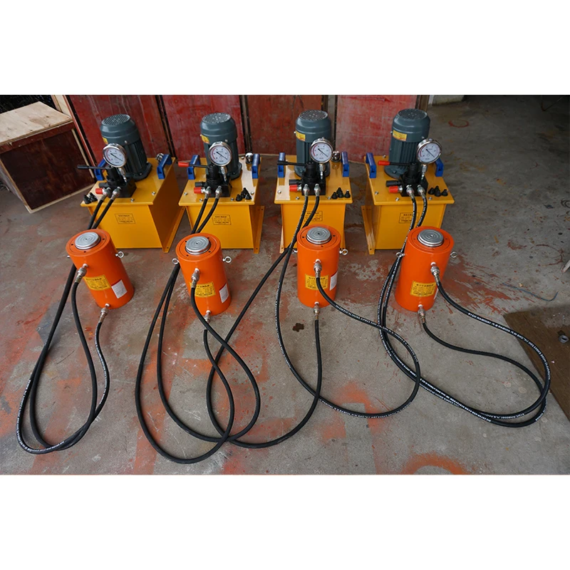 Various Specifications Smooth Dyg200-160 Double Hydraulic Jack For Transportation