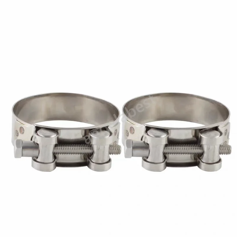 

17-252mm High Quality Stainless Steel Hose Clamp Exhaust Air Water Pipes Durable Sealing Powerful Strength Repair Welding Tools