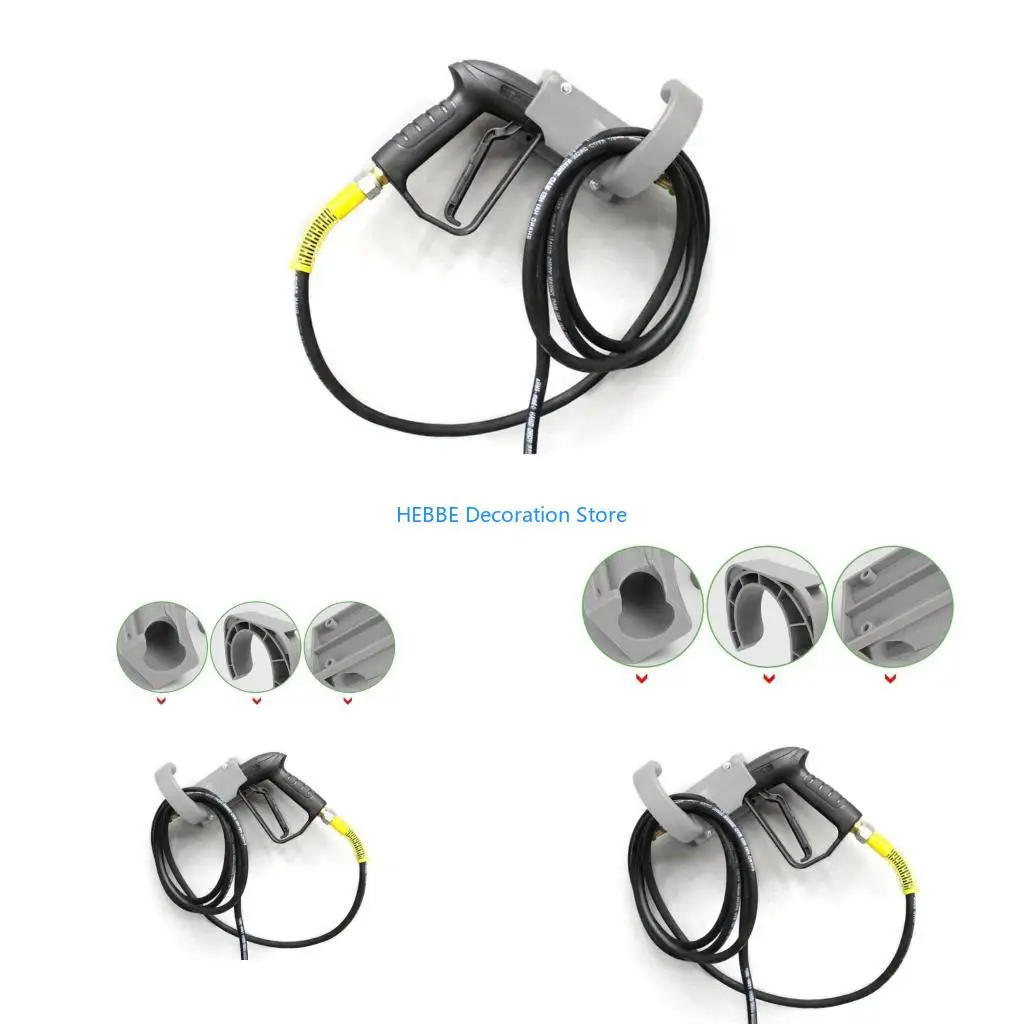 B0KC High Pressure Water Hanging Rack Car Washer Wall Mounted Wash Pipe Bracket
