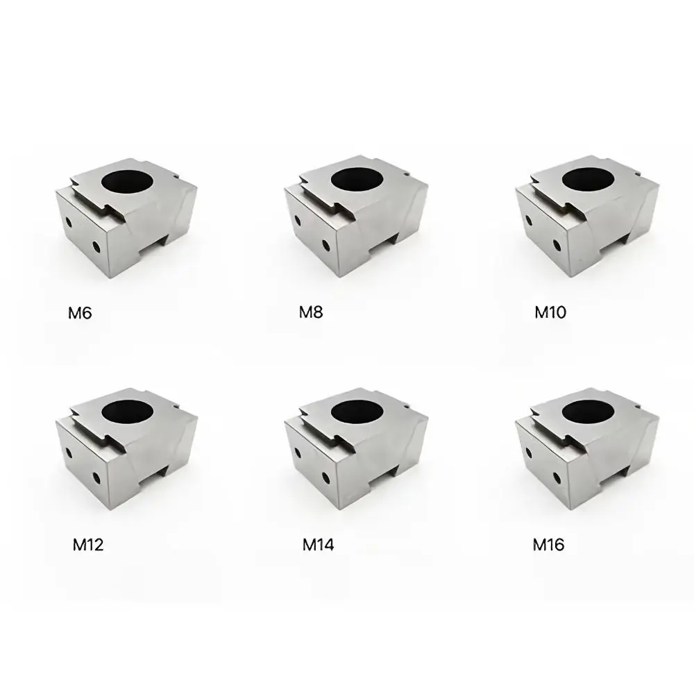 M6 M8 M10 CNC Vice Fixture Double Sided High Rigidity Double Side Clamps Precision Ground Fixed Mounting Multi Station Clamps