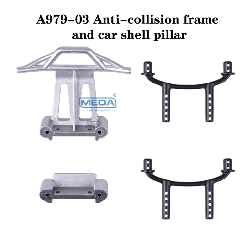 WLtoys 1:18 A979 RC Car Original Plastic Spare Parts Motor Gear Differential Tire Tie Rod Arm Shell Shock Absorbers Set Part 1