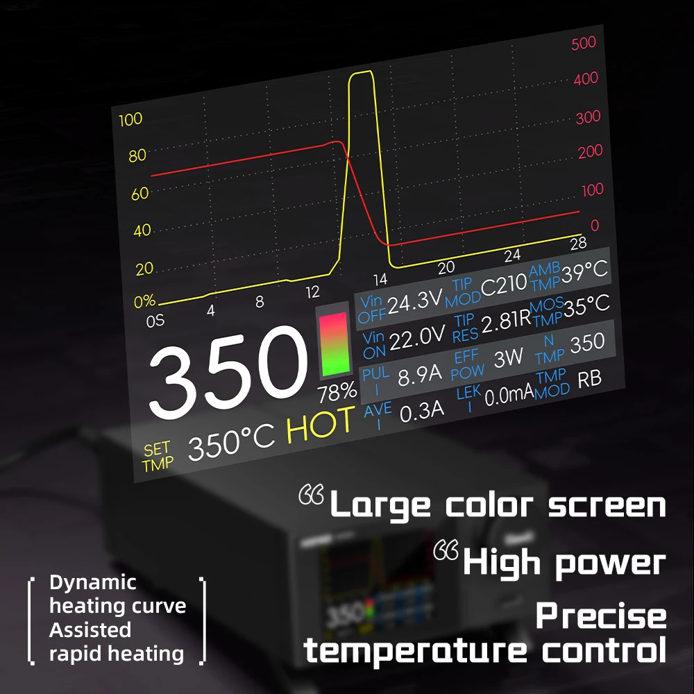Qianli H240 Smart Soldering Station Precision Temperature Control 240W High-power Power Supply Mobile Phone Tablet Repair