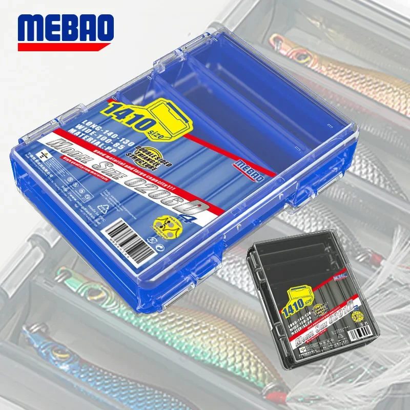 

Same As MEIHO Waterproof Fishing Accessories Double-sided Fishing Tackle Box Lure Bait Storage Fishing Hook Box Plastic Case