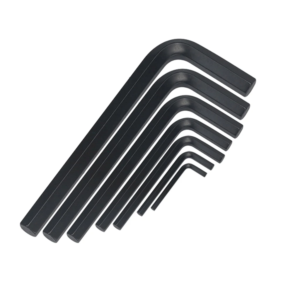 British System Black 1/8 Inch Allen Wrench Hexagon Hex L Wrenches Key 3.17mm Bicycle Repair Tools Wholesale 4000pcs/lot