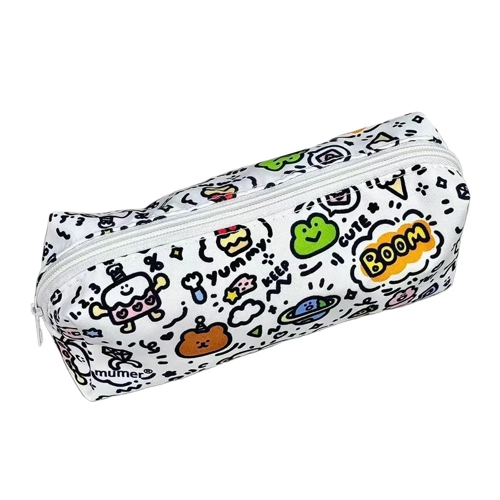 High Quality Graffiti Style Pen Bag Large Capacity Multifunctional Stationery Bag Storage Bag for Students