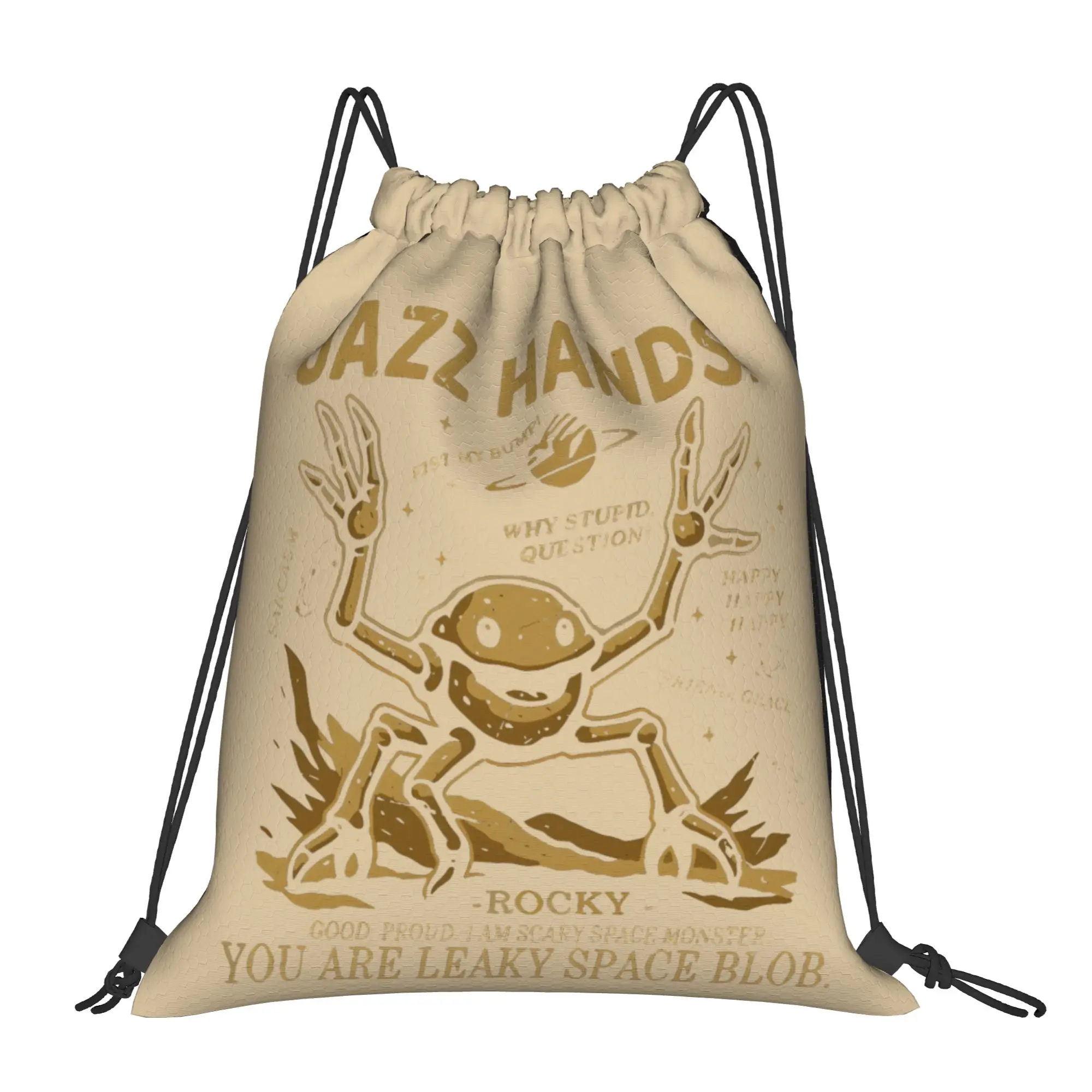 Project Hail Mary 16  Portable Shopping Drawstring Backpack Riding Backpack Gym Clothes Drawstring Bags