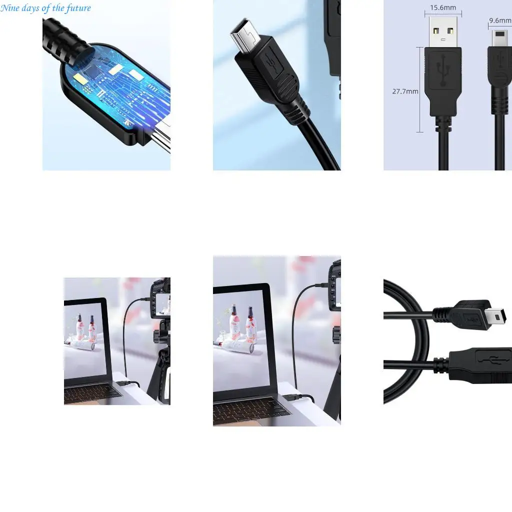 Trapezoid T Shaped Mini USB Charging Cable for Fast Charging and Data Transfer E65A