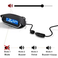 QXNY Auto Rear Parking Sensors Kit Parktronic Reverse Backup Radar 4/6/8 Front and Rear Assist  Car Monitor Detector System