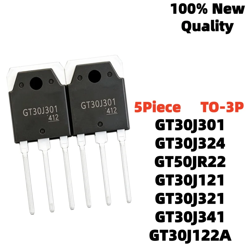 New Brand 5Piece GT30J121 GT30J301 GT30J341 GT30J122A TO-3P GT50JR22 GT30J321 GT30J324 Stock Item