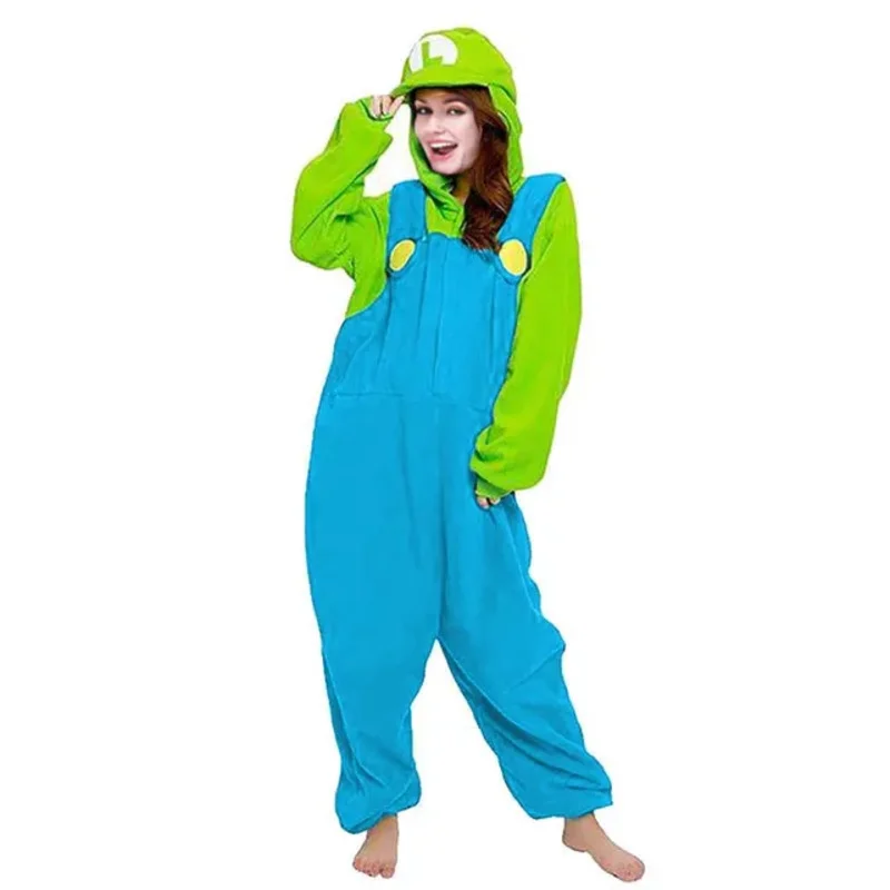 بيجامات نسائية 002 Bear House Kawaii Yosi Kigurumi أزياء أنيمي للبالغين أزياء تنكرية على شكل ضفدع ملابس منزلية جديدة 2025 I8I9