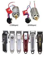 3.6V 6500RPM 7200RPM Men's Professional Hair Clipper Motor Motherboard Set Tail plug for Wahl 8504/8148/8591 trimmer accessories