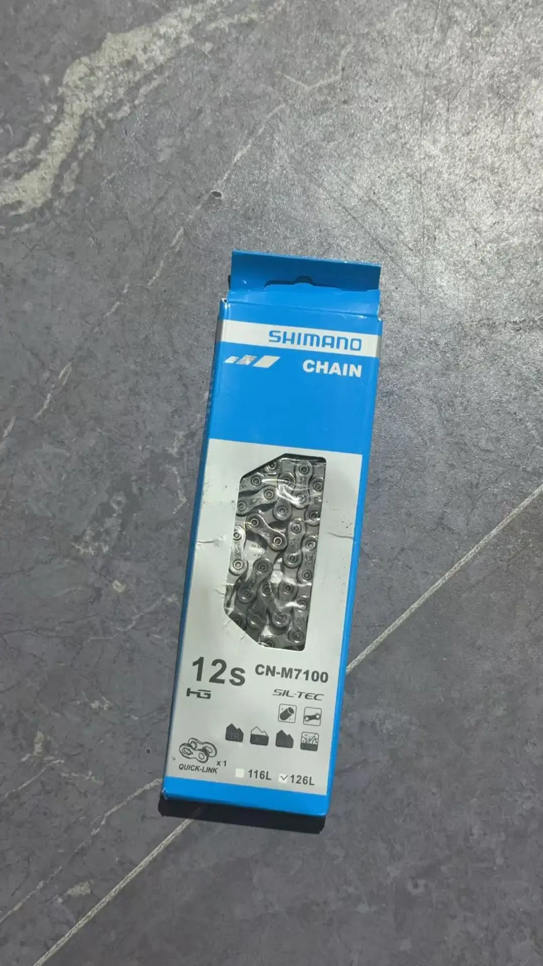 Original Shimano 8/9/10/11/12-Gang Fahrradkette für Mountainbikes und Rennräder, Fahrradzubehör