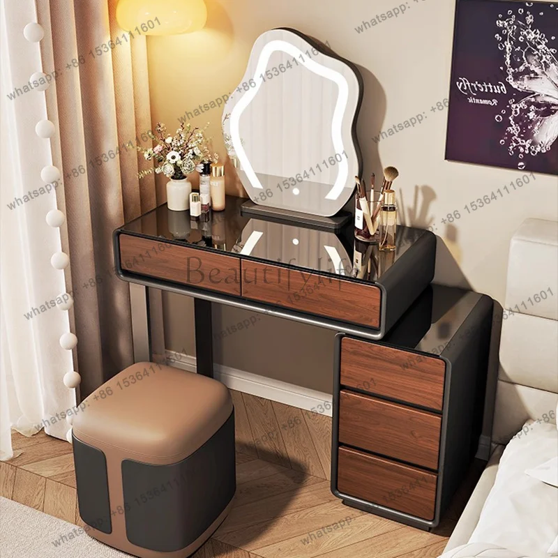 

Vintage Aesthetic Vanity Table Nordic Classic Minimalist Rustic Vanity Table Elegant Premium Meuble De Chambre Bedroom Furniture