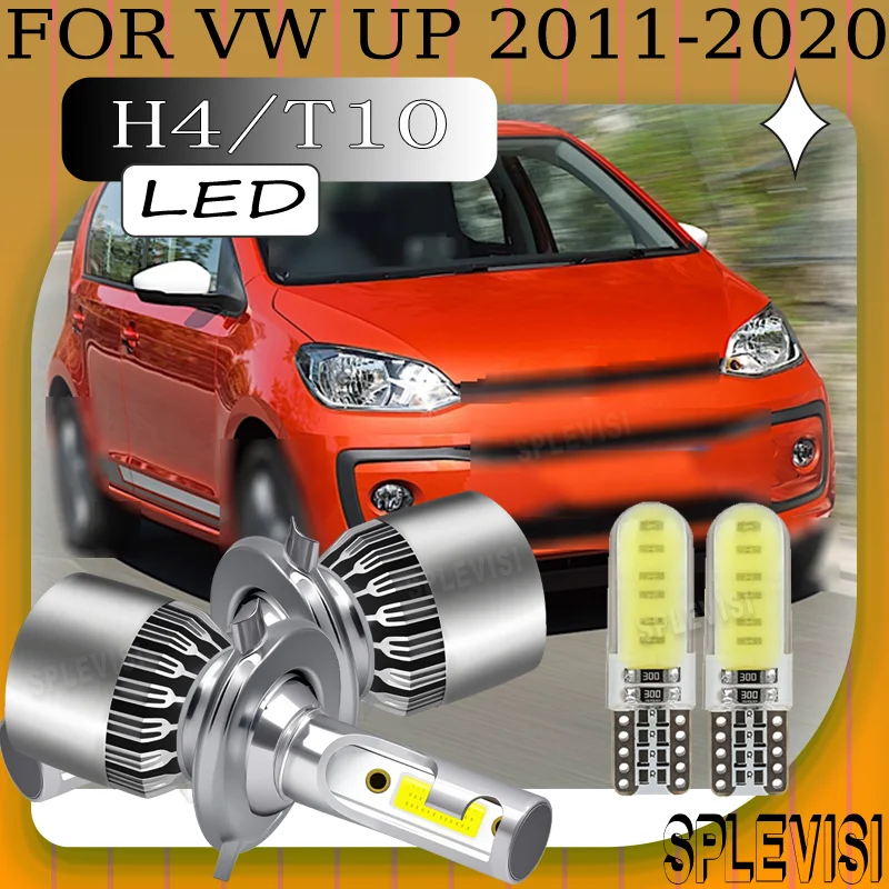 

Noise-Free Operation High-Lumen Instant-On warranty H4 LED headlight For VW UP 2011 2012 2013 2014 2015 2016 2017 2018 2019 2020